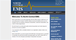 Desktop Screenshot of northcentralems.com